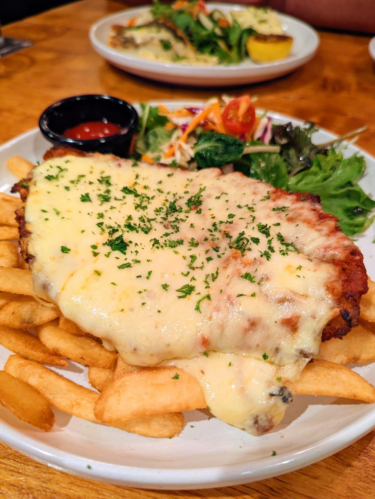Premium steak and fries