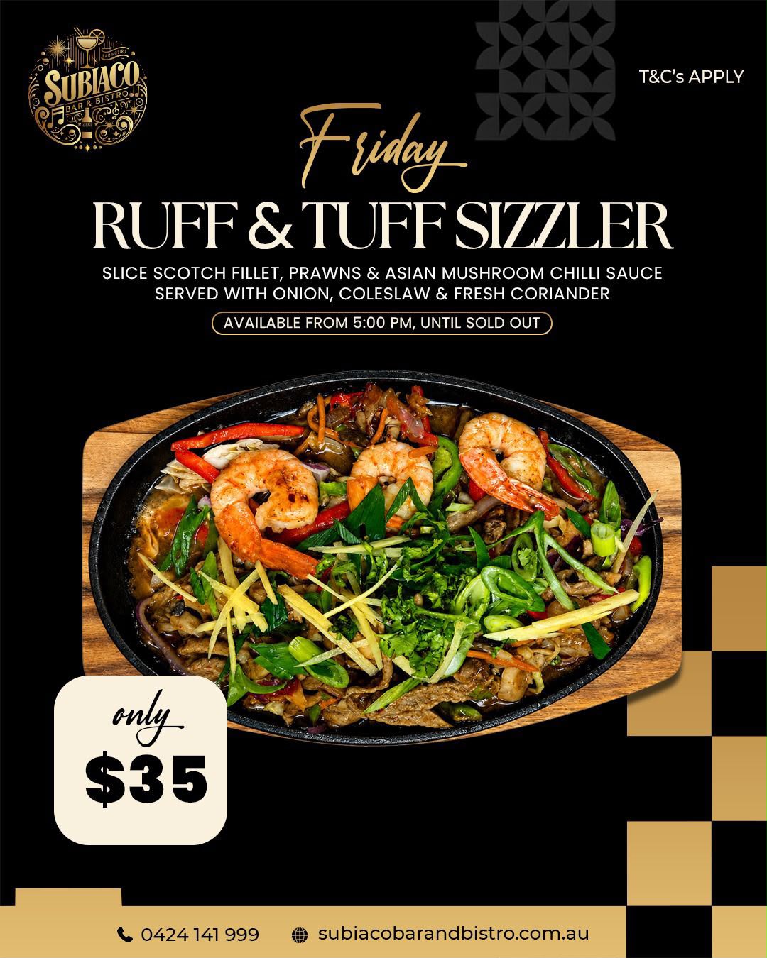 Ruff and tuff sizzlers