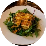 Grilled Halloumi Salad